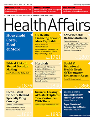 Health Affairs November 2019